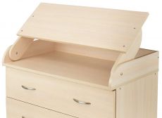 Пеленальний комод Babyroom 4 тел Big 102x80x50 дуб молочний